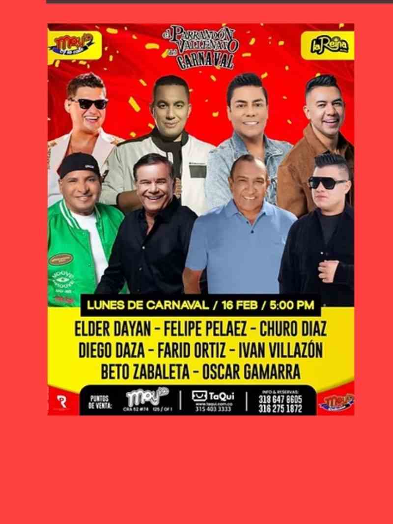 Boletas Parrandon vallenato