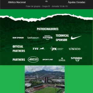 Boletas atletico nacional vs aguilas doradas
