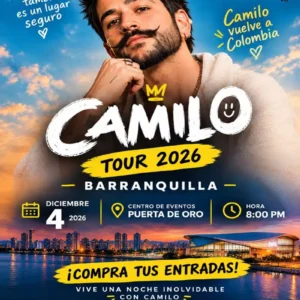 Venta entradas Camilo Tour 2026